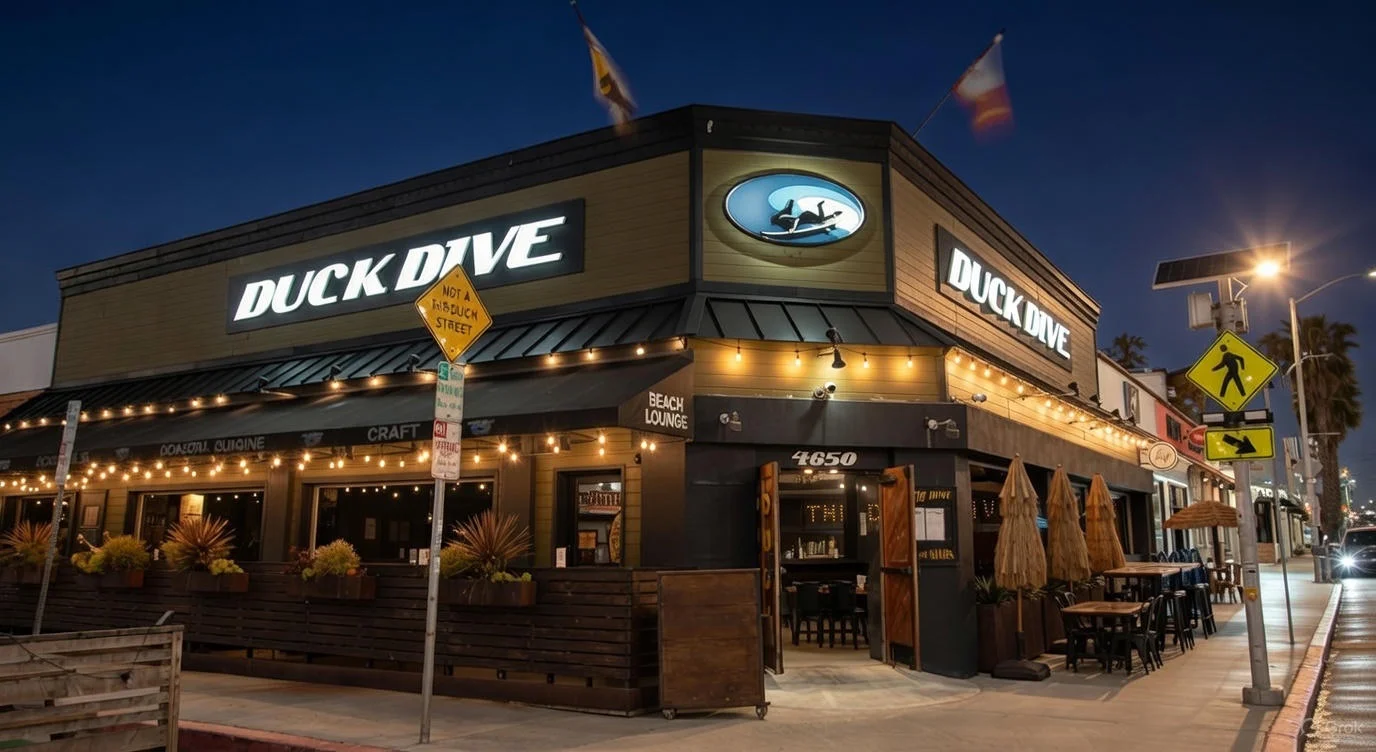 Duck Dive happy hour in Pacific Beach, San Diego
