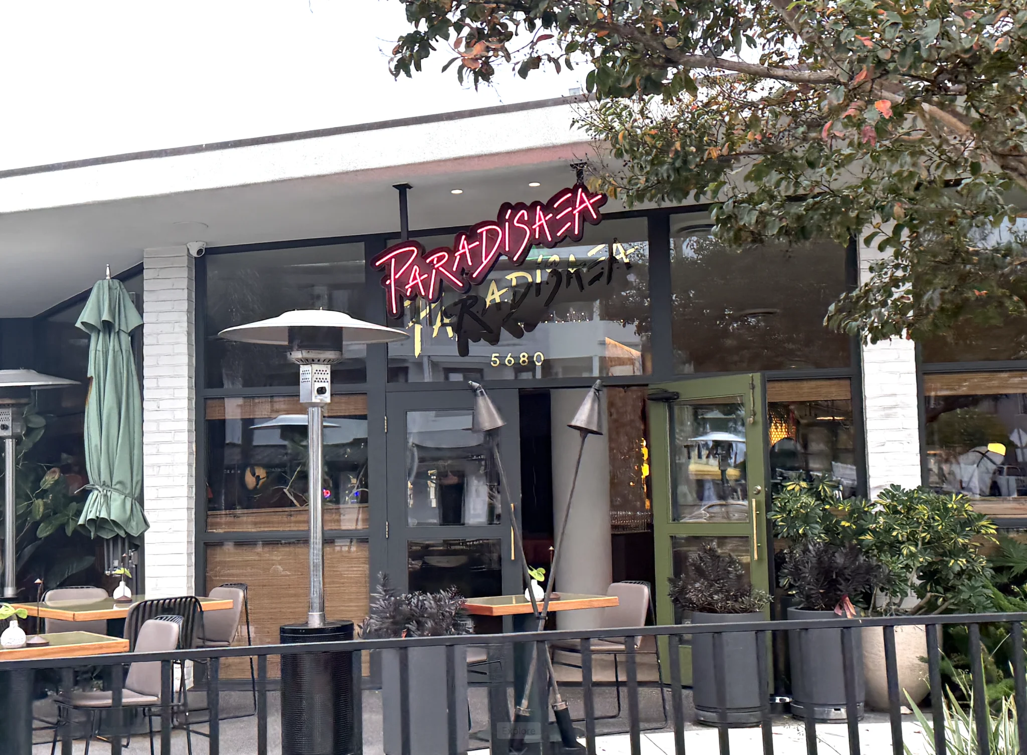 Paradisaea happy hour in La Jolla, San Diego